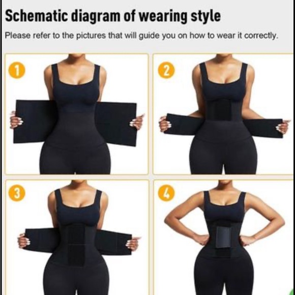 Black Waist Trainer Corset - Picture 6 of 7